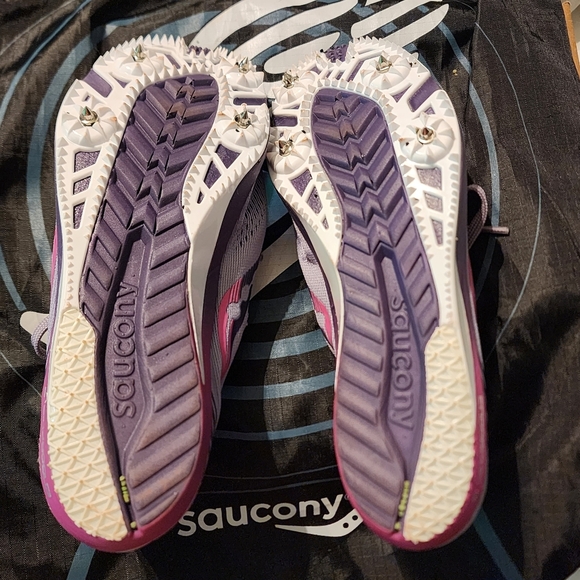 NEW Saucony endorphin 3 road running shoe dusk 6.5 - Picture 9 of 13
